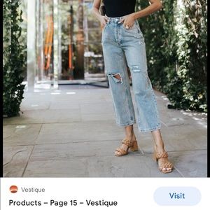 Vestique Feeling Torn Denim
